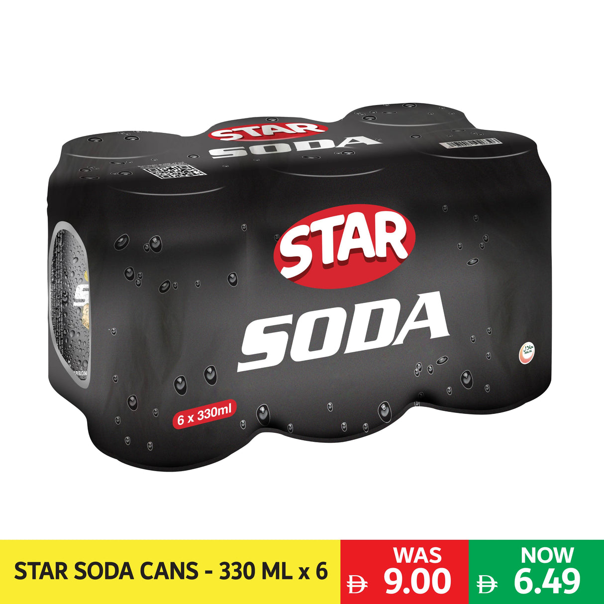STAR SODA CANS - 330 ML x 6