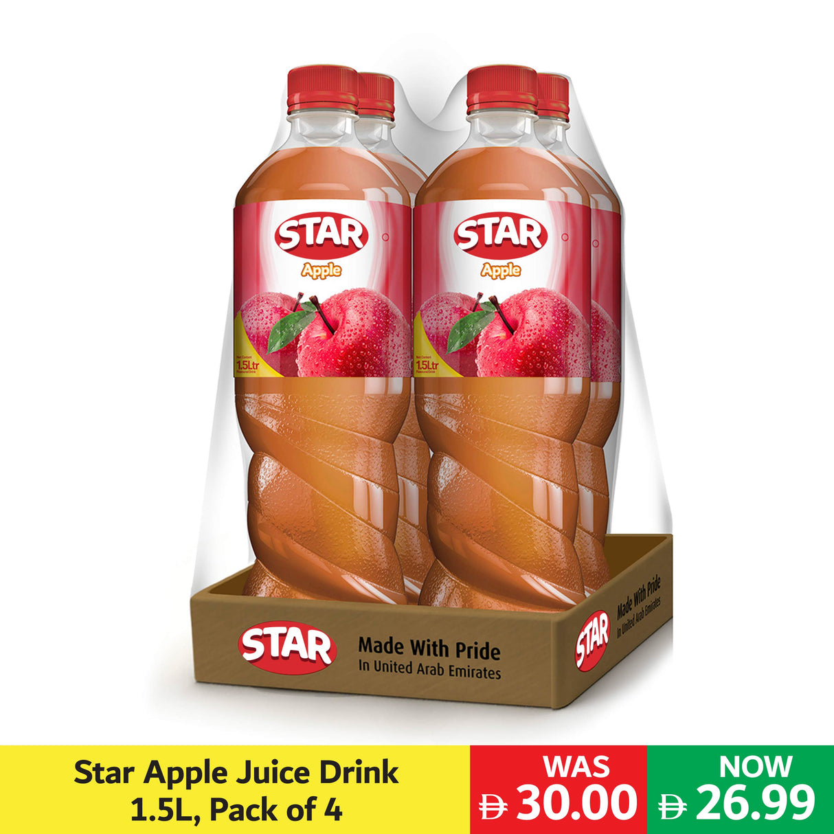 Star Apple Juice Drink 1.5L, Pack of 4