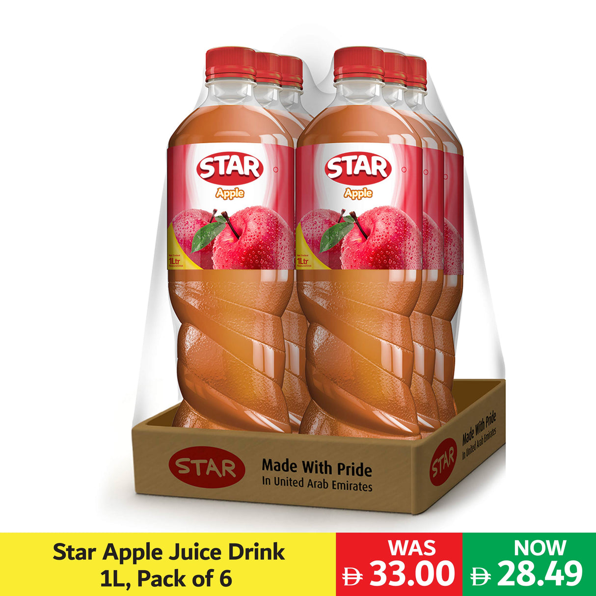 Star Apple Juice Drink 1L, Pack of 6