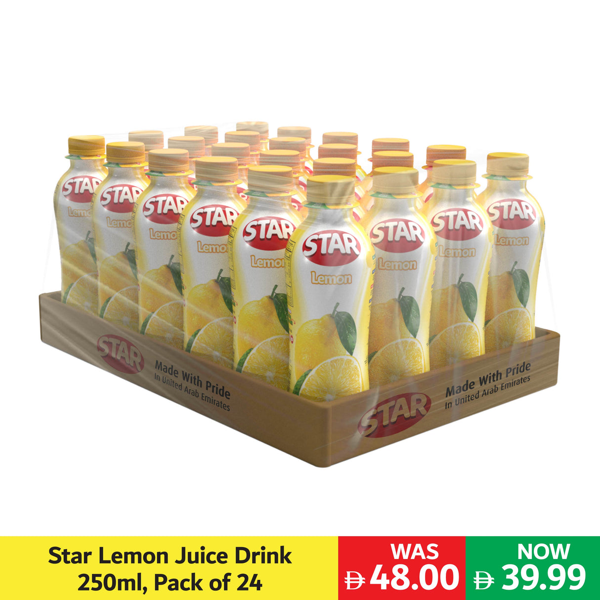 Star Lemon Juice Drink 250ml, Pack of 24