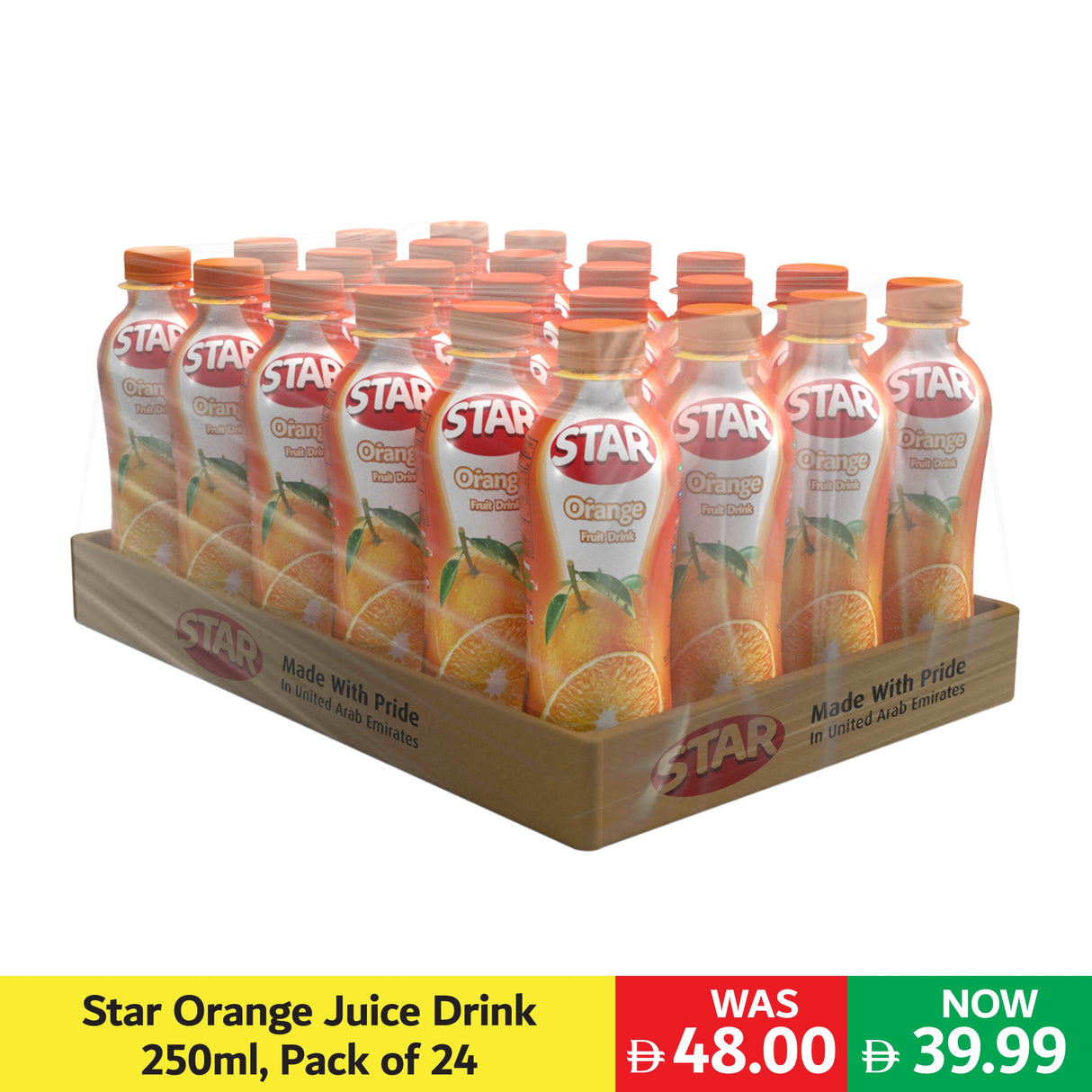 Star Orange Juice Drink 250ml, Pack of 24