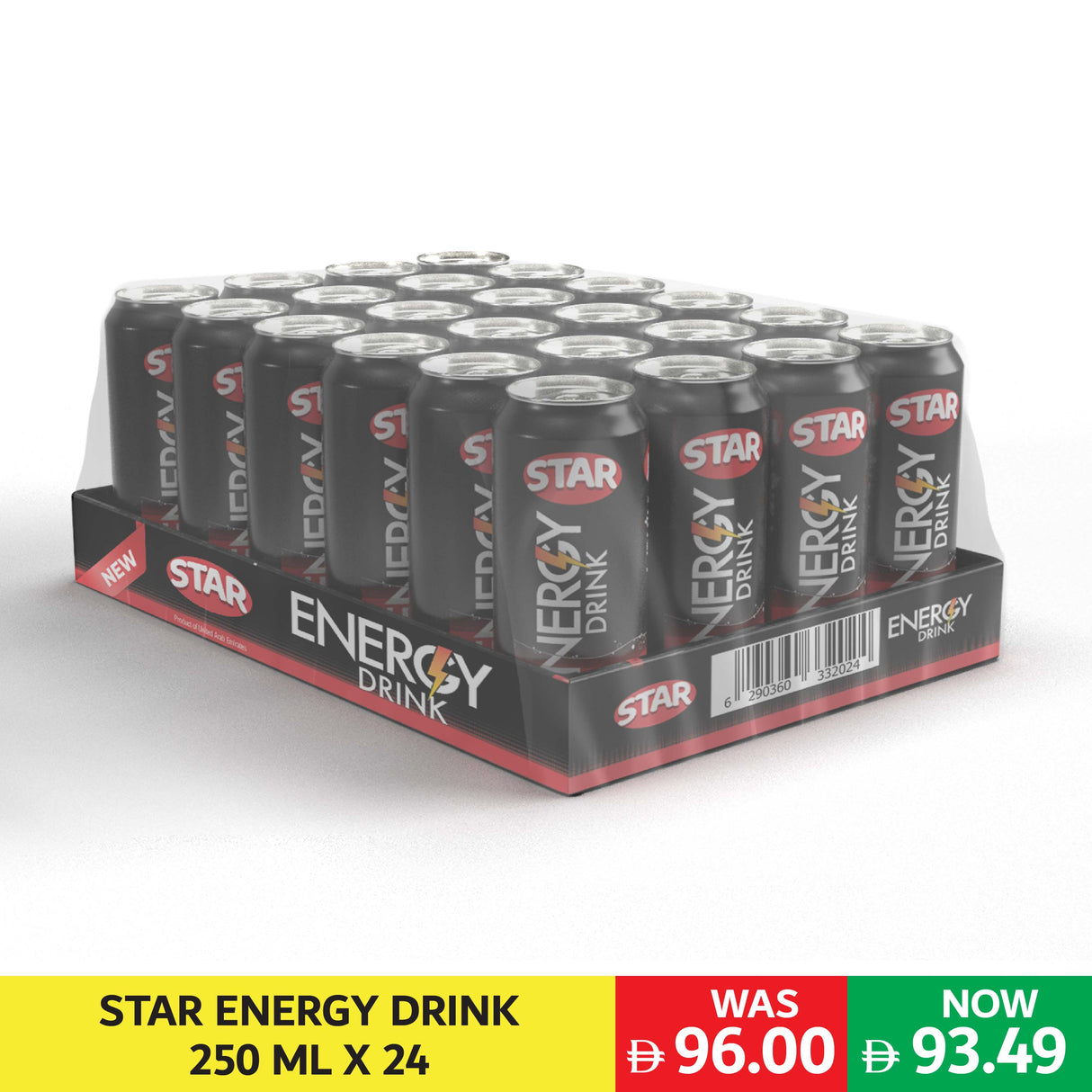 STAR ENERGY DRINK - 250 ML X 24