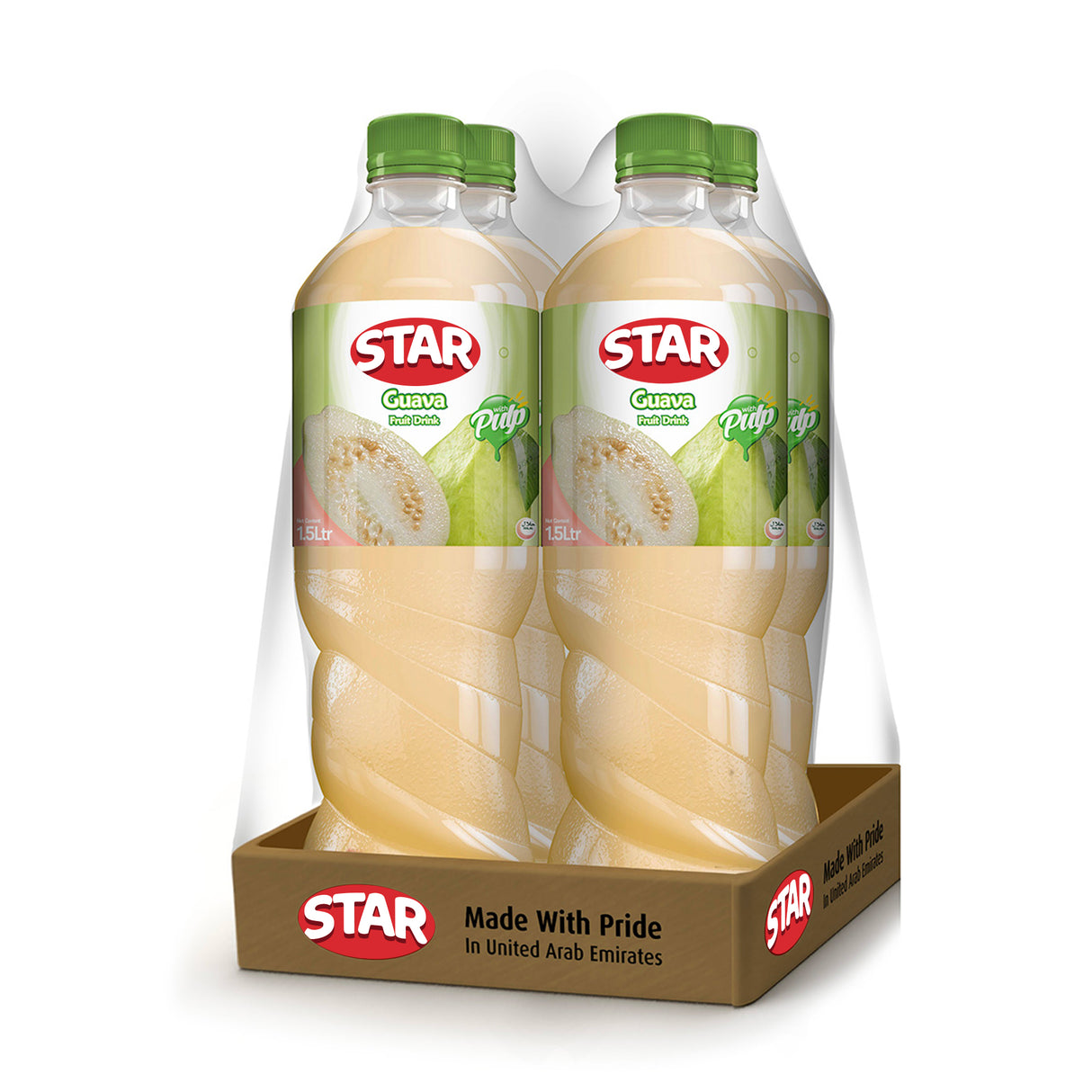 Star Guava Juice Drink 1.5L, Pack of 4