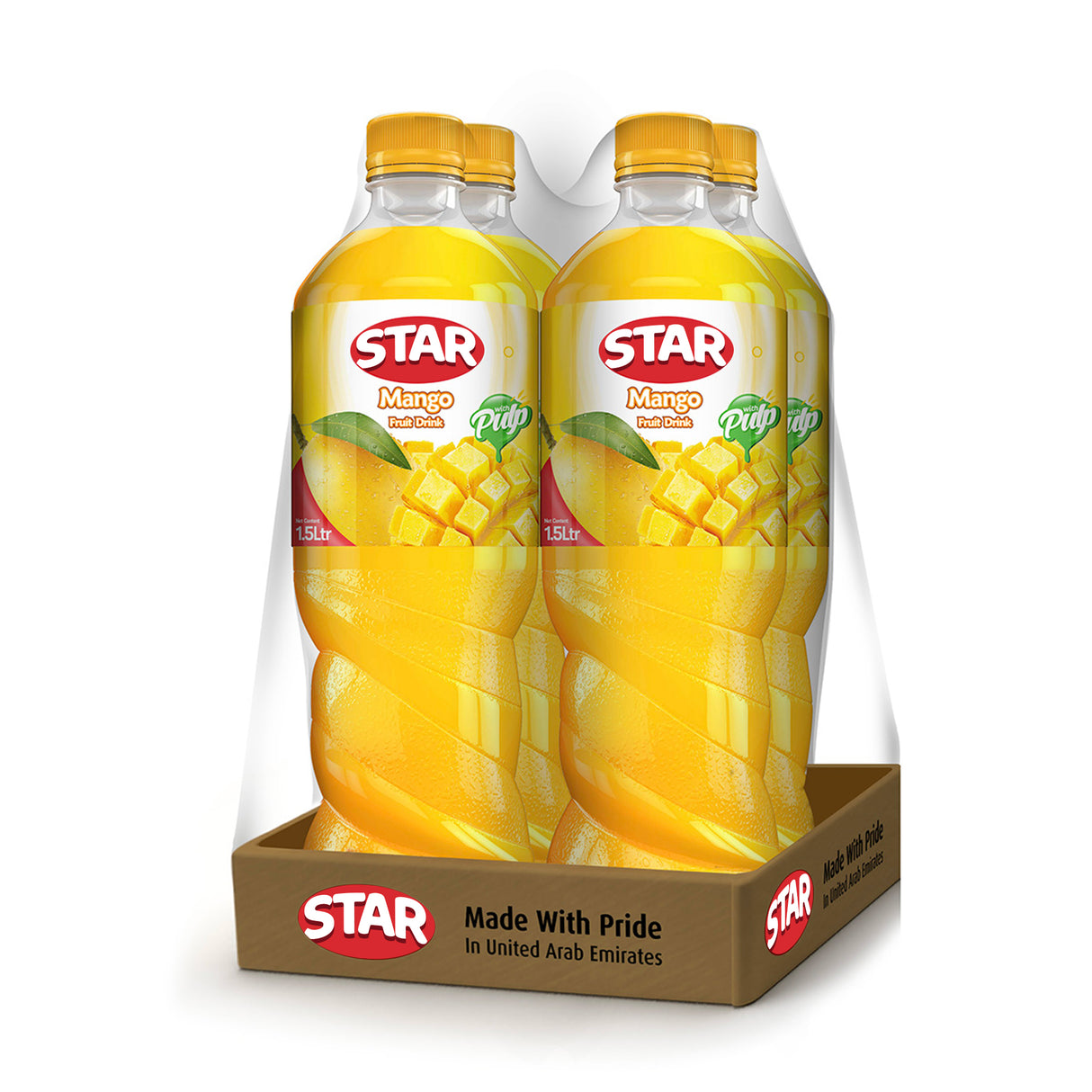 Star Mango Juice Drink 1.5L, Pack of 4