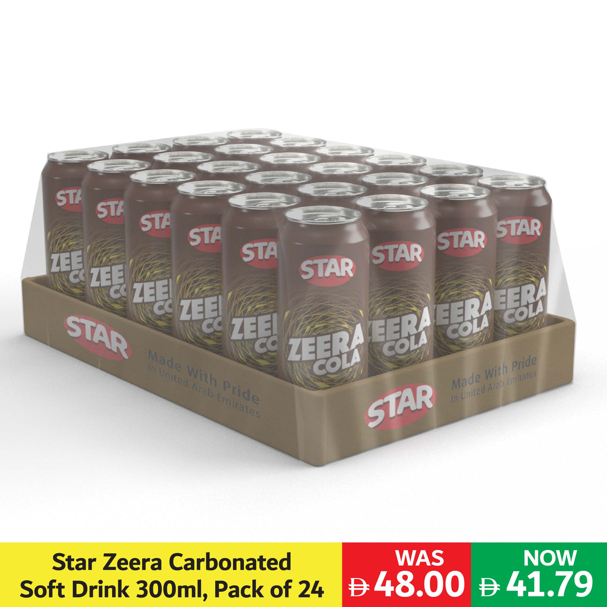 Star Zeera Carbonated Soft Drink 300ml, Pack of 24