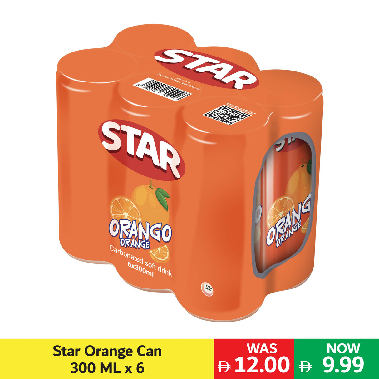 Star Orange Can - 300 ML x 06