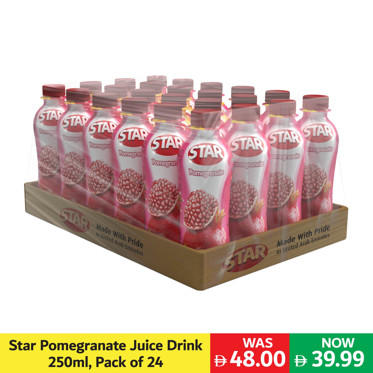 Star Pomegranate Juice Drink 250ml, Pack of 24