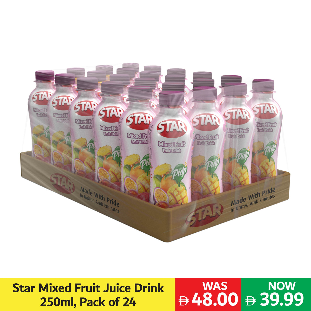 Star Mixed Fruit Juice Drink 250ml, Pack of 24