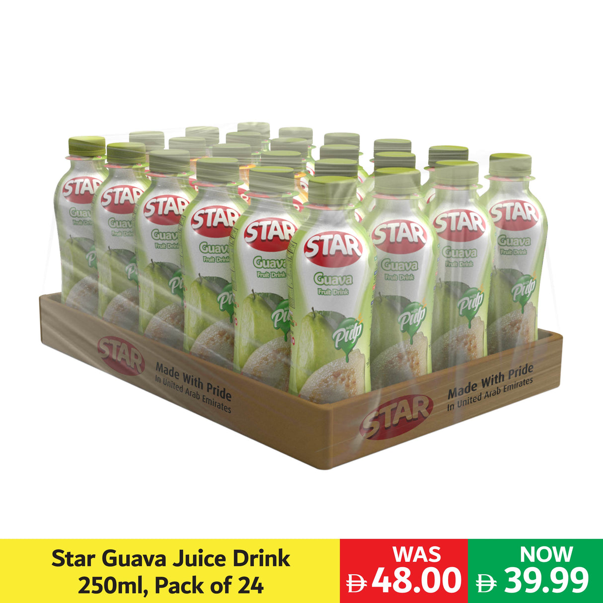 Star Guava Juice Drink 250ml, Pack of 24