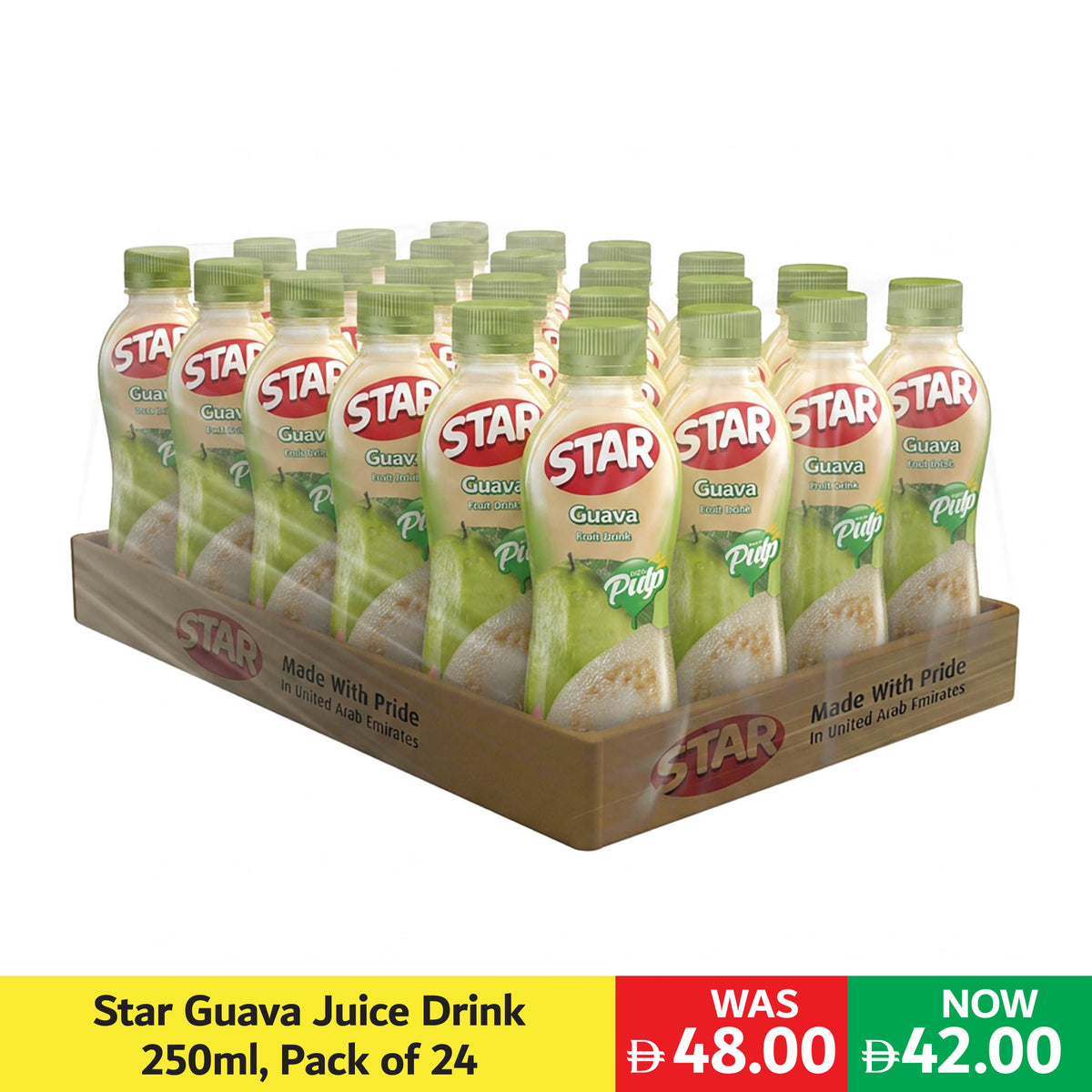 Star Guava Juice Drink 250ml, Pack of 24