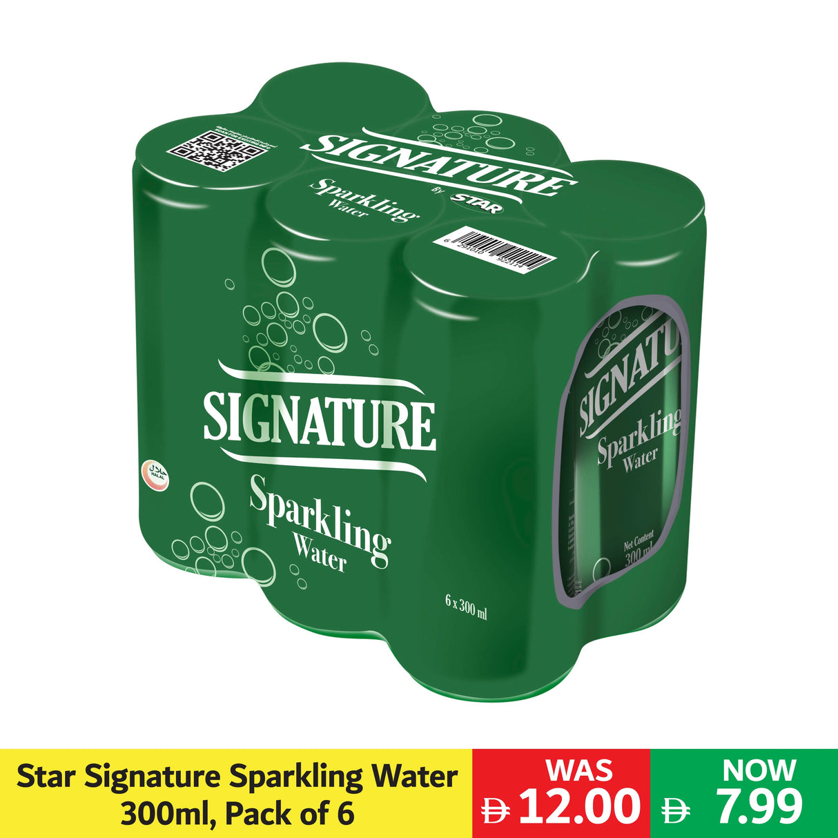 Star Signature Sparkling Water 300ml, Pack of 6