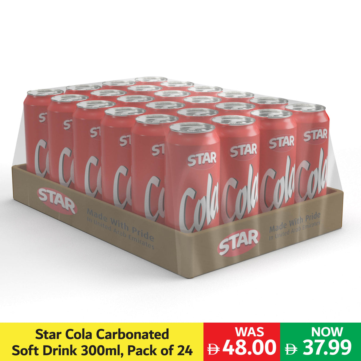 Star Cola Carbonated Soft Drink 300ml, Pack of 24
