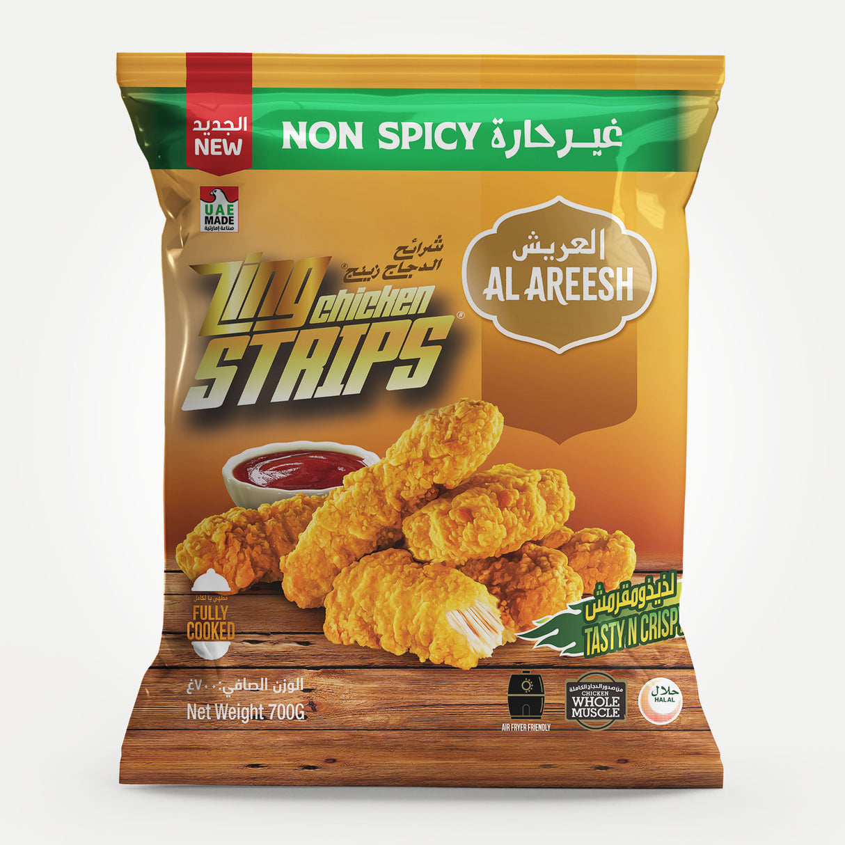 Al Areesh Zing Strips non-Spicy 700g