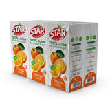 Star Orange 100% Juice tetra 225ml x 6x4 Carton of 24